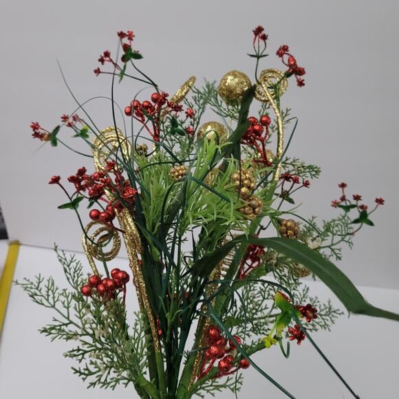 Festive Floral Stem Set - Gold Accents - Picture 8 of 10